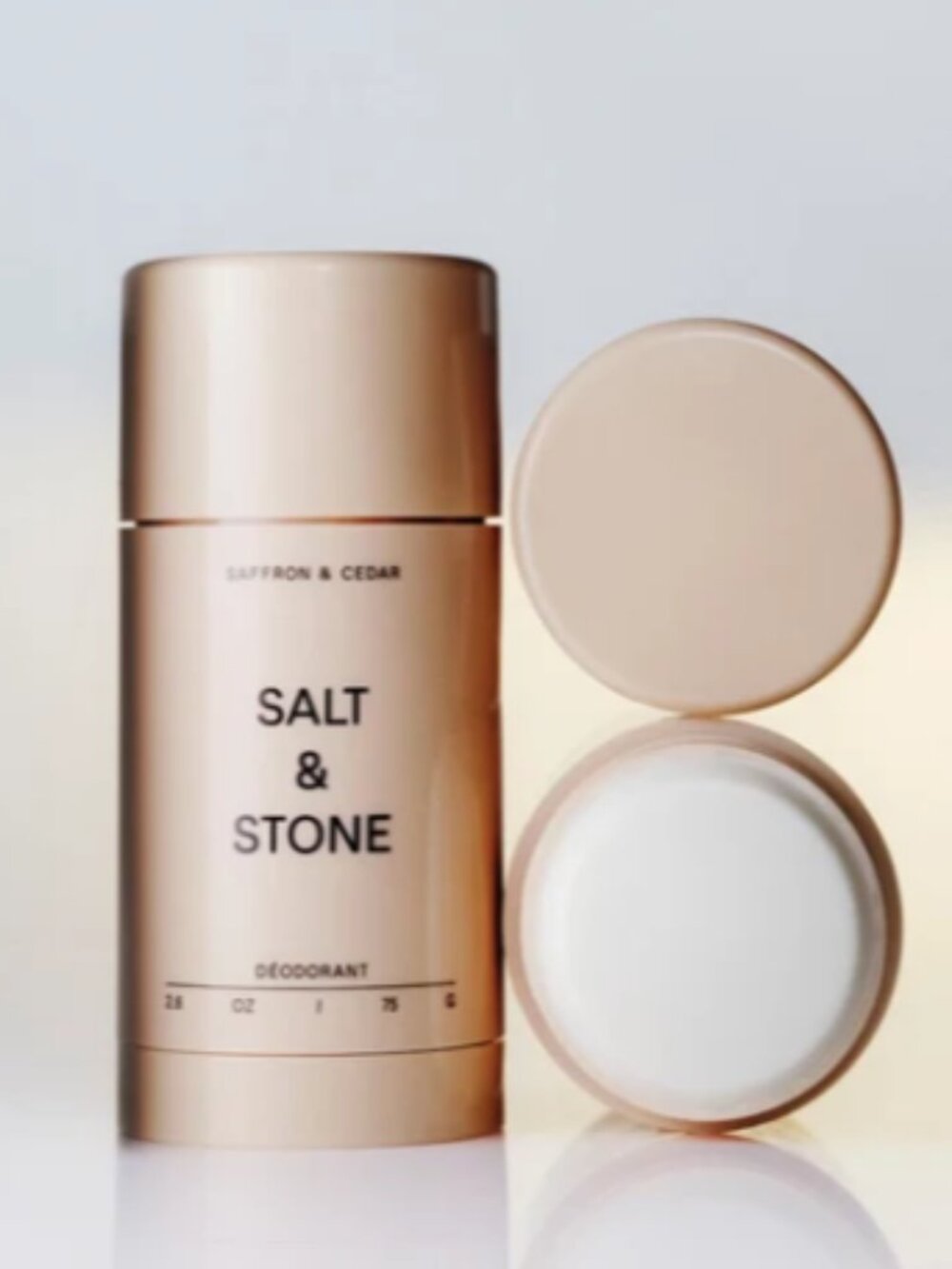 Salt & Stone Travel Size Deodorant Saffron & Cedar